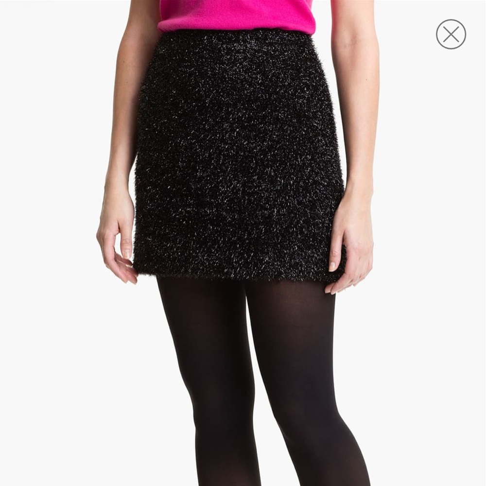 Designer Kate Spade Black Robbie Mini Skirt
